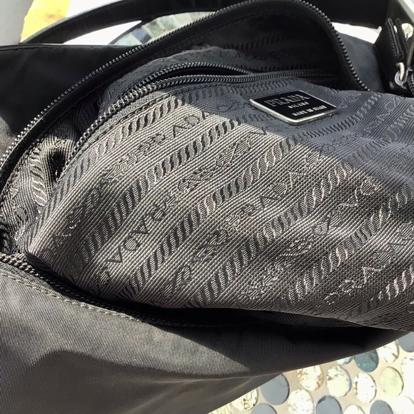 Prada Bags Authentic Prada Nylon And Patent Leather Zip Top